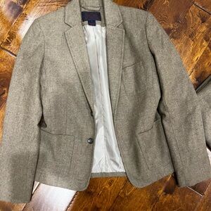 Ralph Lauren Wool Tan Blazer (small) and pants (size 6) suit